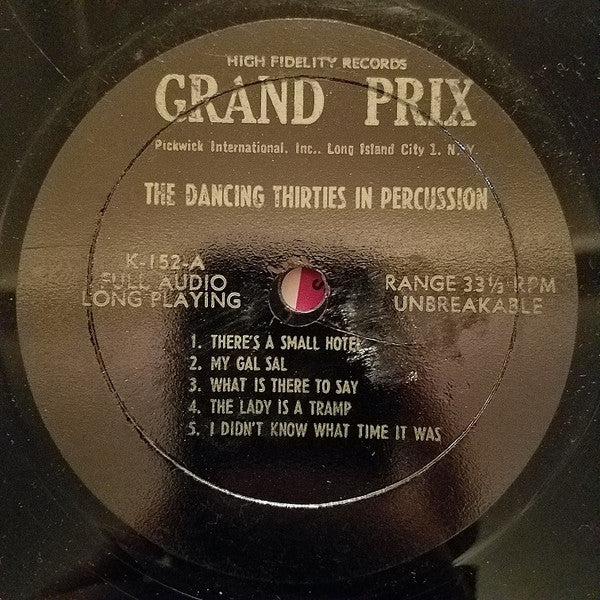 Teddy Sommer And Bill Lavorgna : The Dancing 30's In Percussion (LP)