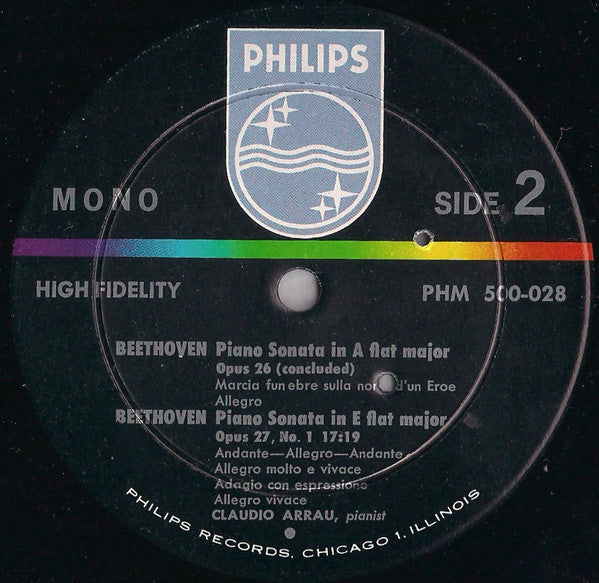 Ludwig van Beethoven, Claudio Arrau : Beethoven Piano Sonatas (LP, Mono)