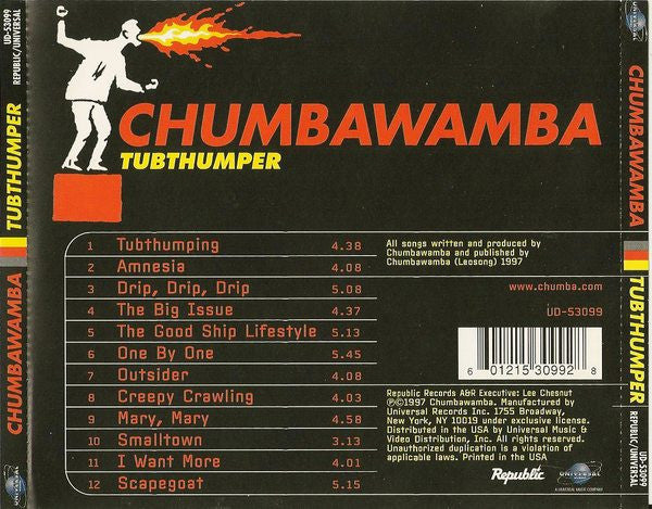 Chumbawamba : Tubthumper (CD, Album)