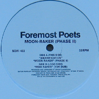 Foremost Poets : Moon Raker (Phase II) (12")