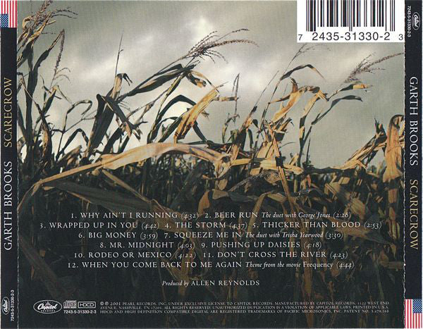 Garth Brooks : Scarecrow (HDCD, Album)