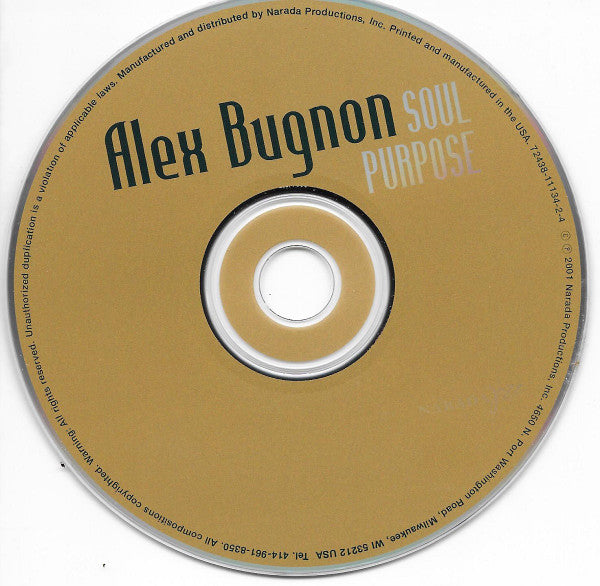 Alex Bugnon : Soul Purpose (CD, Album)