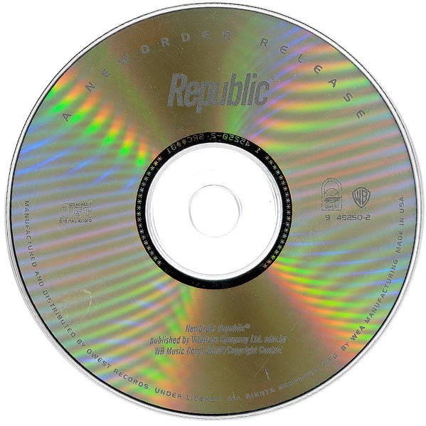 New Order : Republic (CD, Album, ARC)