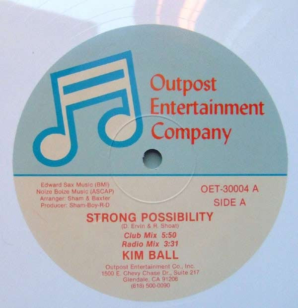 Kimberly Ball : Strong Possibility (12", Whi)