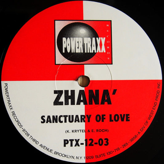 Zhana Saunders : Sanctuary Of Love (12")