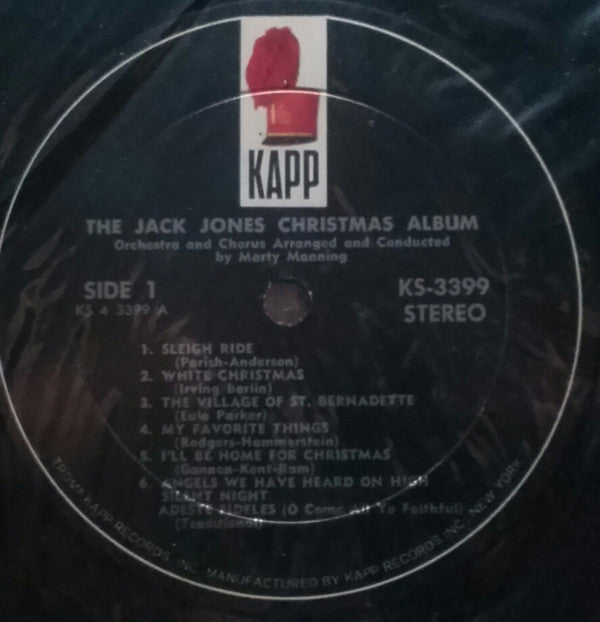 Jack Jones : The Jack Jones Christmas Album (LP)