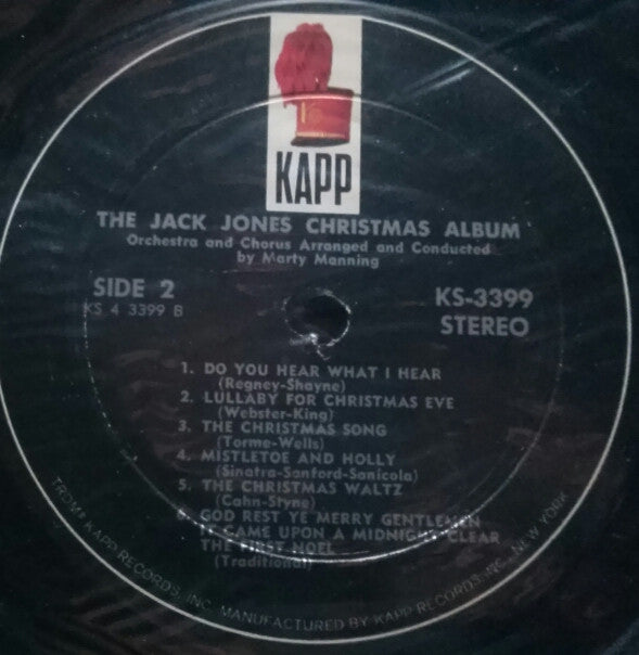 Jack Jones : The Jack Jones Christmas Album (LP)