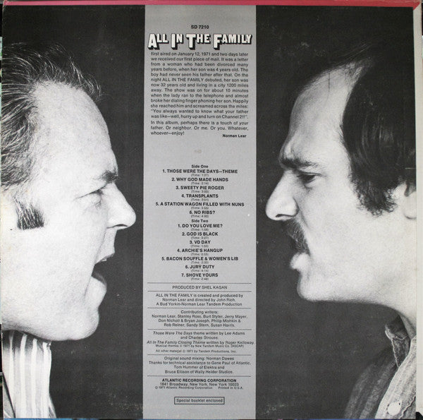 "All In The Family" Cast : All In The Family (LP, Album, Phi)
