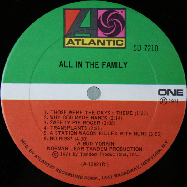 "All In The Family" Cast : All In The Family (LP, Album, Phi)