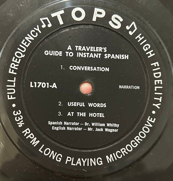 No Artist : A Traveler's Guide To Instant Spanish (LP)