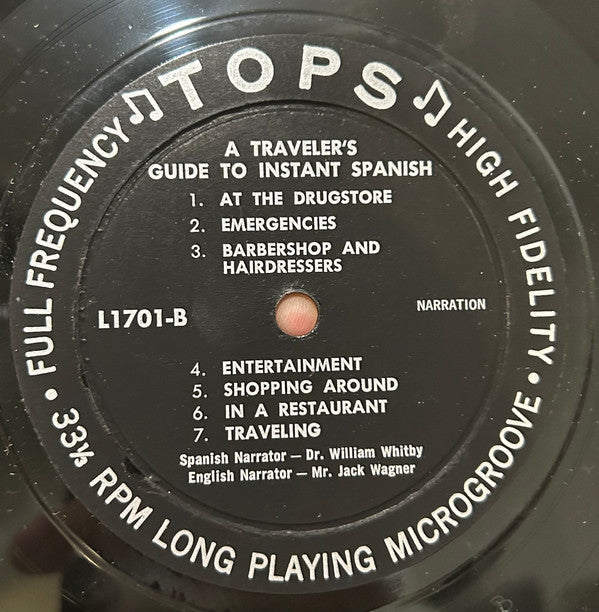 No Artist : A Traveler's Guide To Instant Spanish (LP)