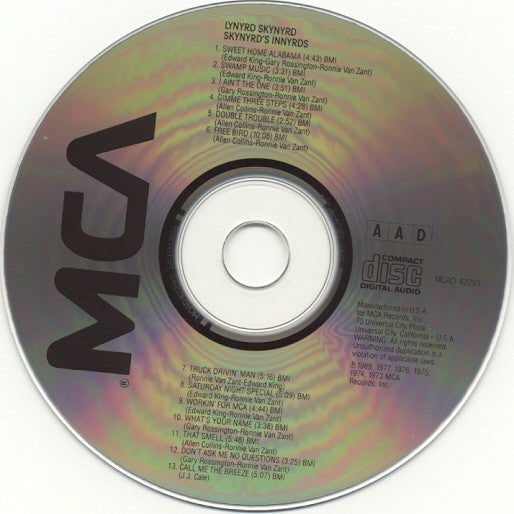 Lynyrd Skynyrd : Skynyrd's Innyrds - Their Greatest Hits (CD, Comp, Club)