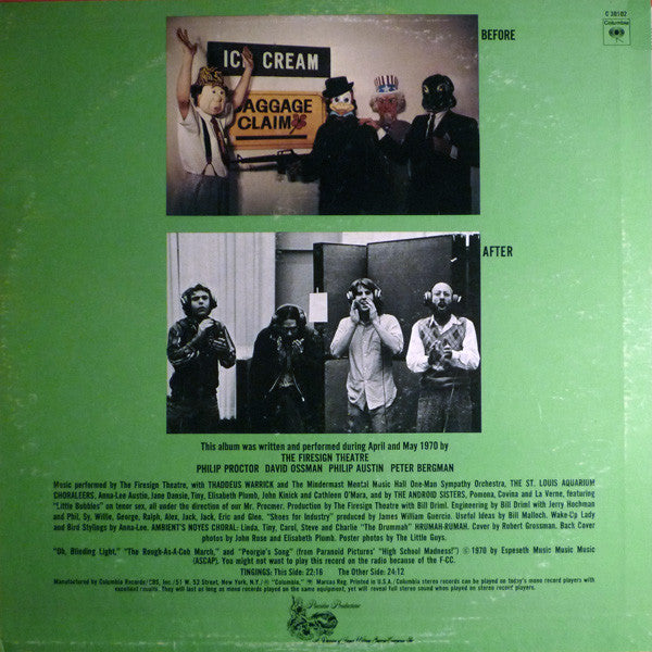 The Firesign Theatre : Don't Crush That Dwarf, Hand Me The Pliers (LP, Album, Pit)