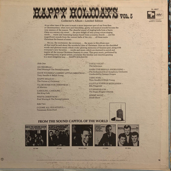 Various : Happy Holidays Vol. 5 (LP, Comp, Ltd, Col)