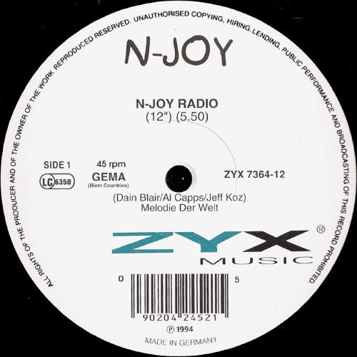 N-Joy : N-Joy Radio (12")