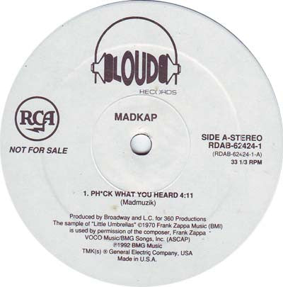 Mad Kap : Ph*ck What You Heard (12", Promo)