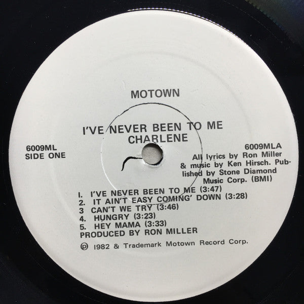 Charlene : I've Never Been To Me (LP, Album, Promo)