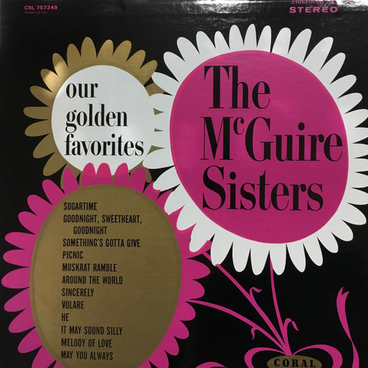 McGuire Sisters : Our Golden Favorites (LP, Comp)