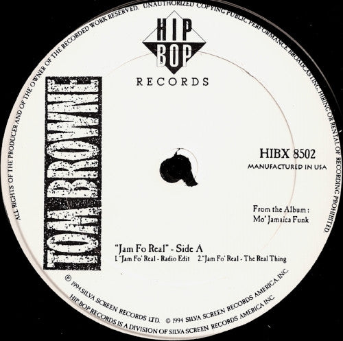 Tom Browne : Jam Fo' Real / Too Hot (12", Maxi)
