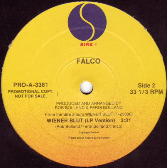 Falco : Wiener Blut (12", Promo)