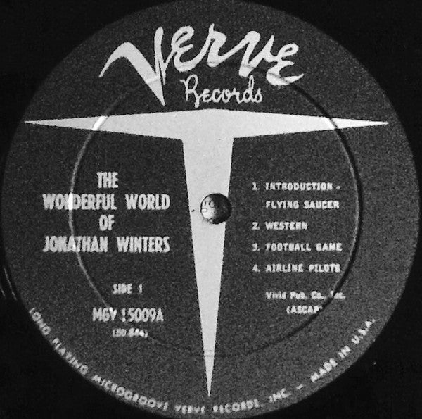 Jonathan Winters : The Wonderful World Of Jonathan Winters (LP, Album, Mono)