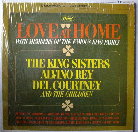The King Sisters, Alvino Rey, Del Courtney : Love At Home With Members Of The Famous King Family (LP, Album)