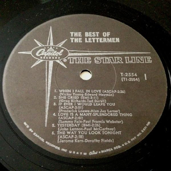 The Lettermen : The Best Of The Lettermen (LP, Comp, Mono, RE)