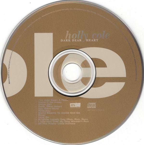 Holly Cole : Dark Dear Heart (CD, Album)