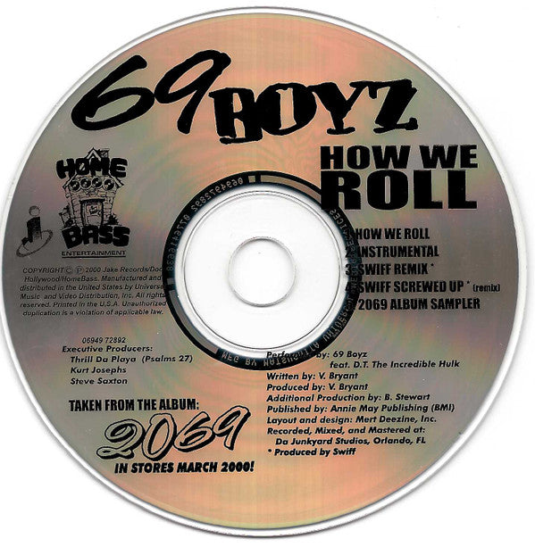 69 Boyz : How We Roll (CD, Maxi)