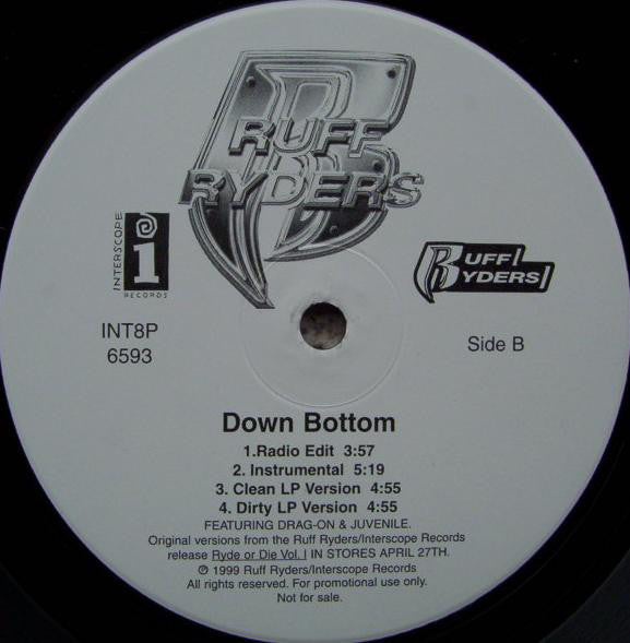 Ruff Ryders : What Ya Want / Down Bottom (12", Promo)