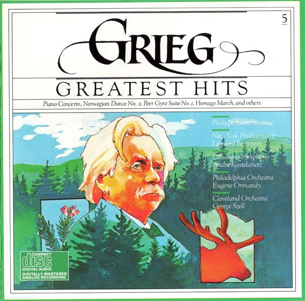 Edvard Grieg : Grieg's Greatest Hits (CD, Comp, RE, RM)