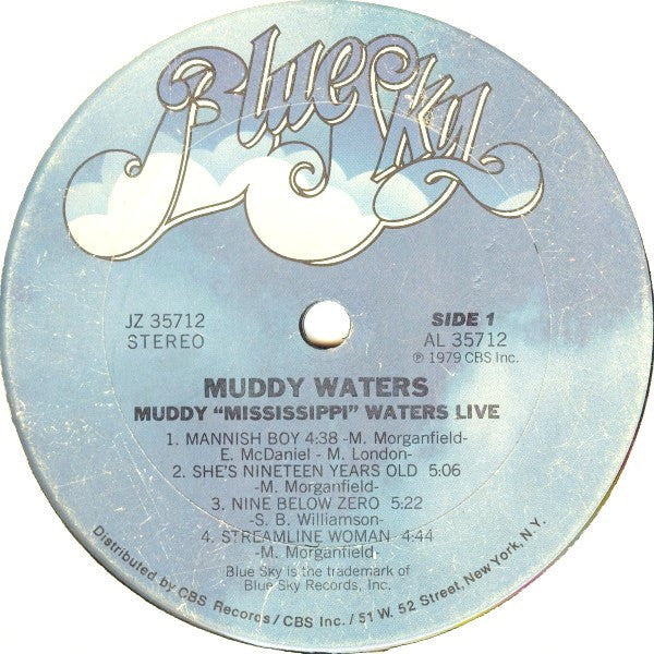Muddy Waters : Muddy "Mississippi" Waters Live (LP, Album)