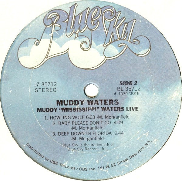 Muddy Waters : Muddy "Mississippi" Waters Live (LP, Album)