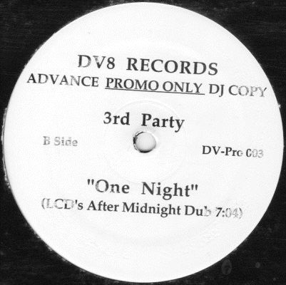 3rd Party : One Night (12", Promo)