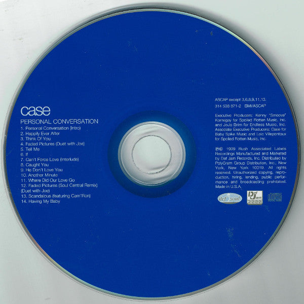 Case : Personal Conversation (CD, Album)