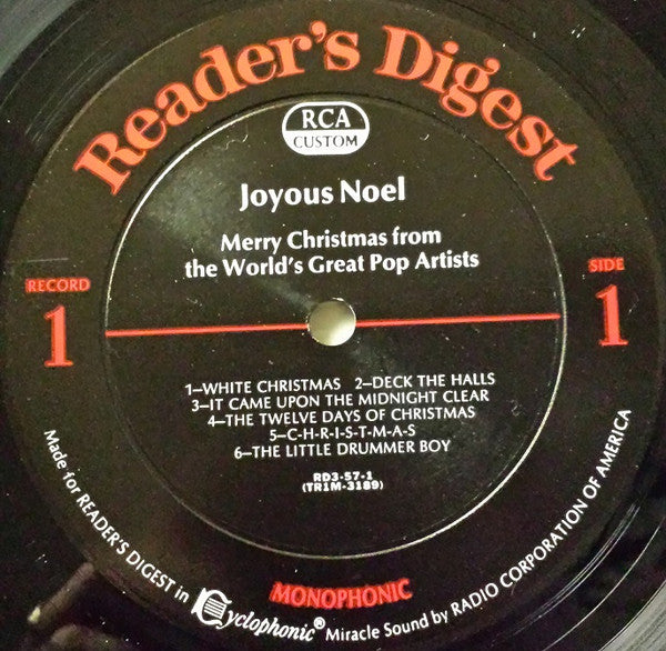Various : Joyous Noel (4xLP, Comp, Mono)