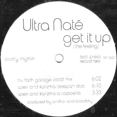 Ultra Naté : Get It Up (The Feeling) (2x12", TP)