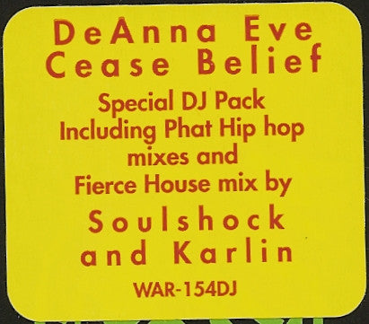 DeAnna Eve : Cease Belief (12", Promo)