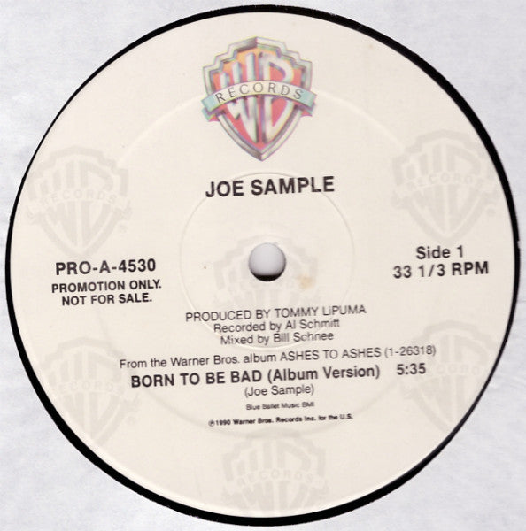 Joe Sample : Born To Be Bad (12", Promo)