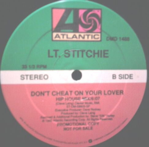 Lieutenant Stitchie : Don't Cheat On Your Lover (12", Promo)