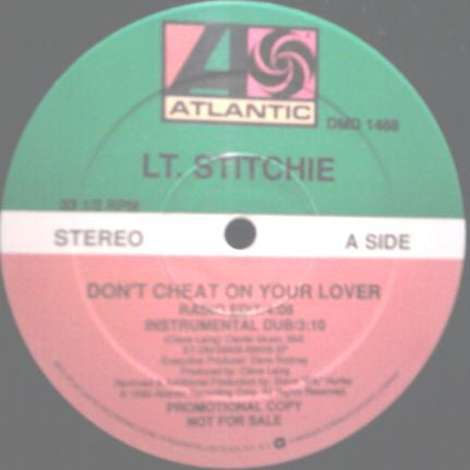 Lieutenant Stitchie : Don't Cheat On Your Lover (12", Promo)