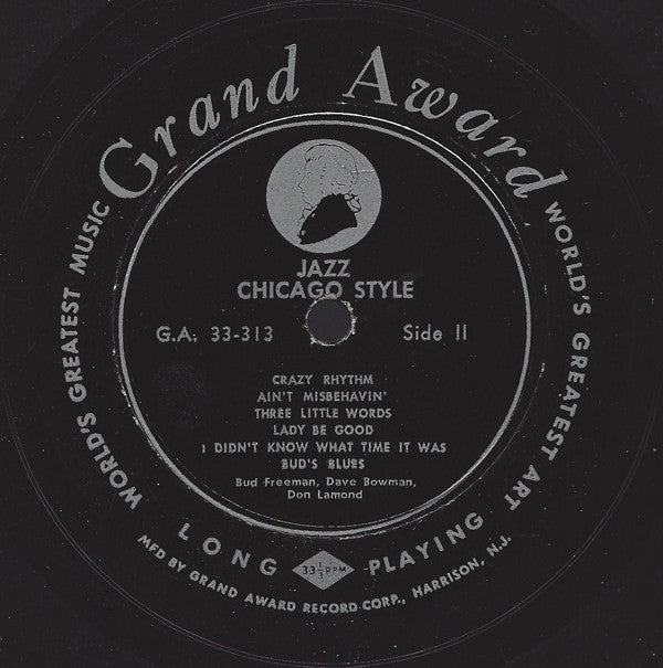 Various : Jazz Dixieland Style / Jazz Chicago Style (LP)