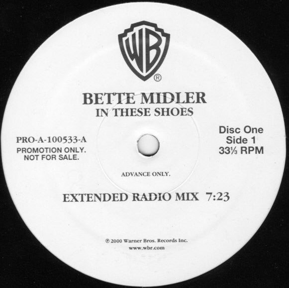 Bette Midler : In These Shoes (2x12", Advance, Promo)