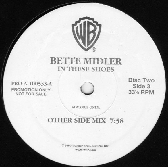 Bette Midler : In These Shoes (2x12", Advance, Promo)