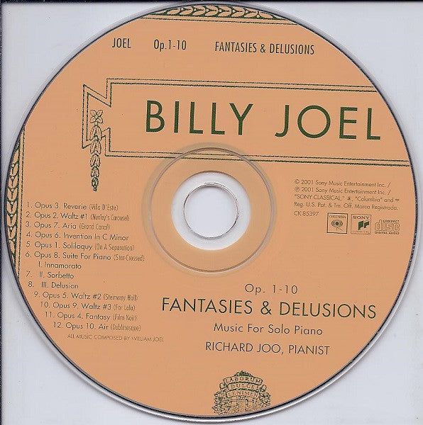 Billy Joel, Richard Joo : Fantasies & Delusions (CD, Album)