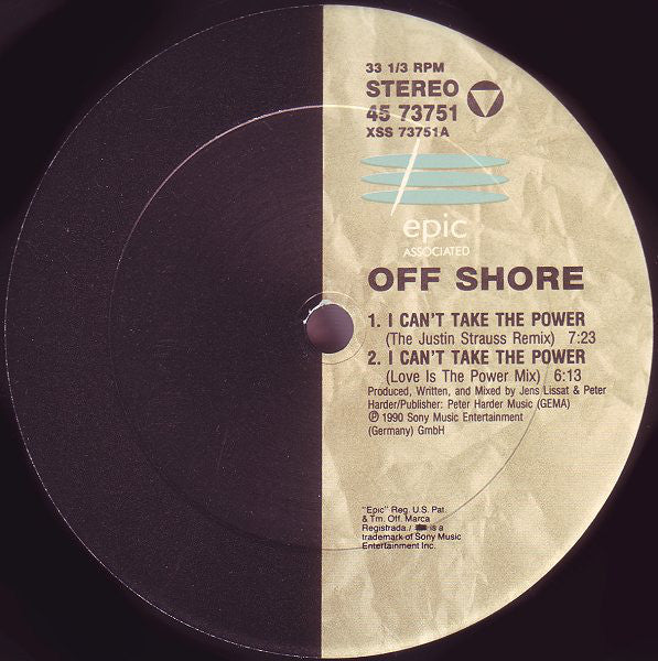 Off-Shore : I Can't Take The Power (12")