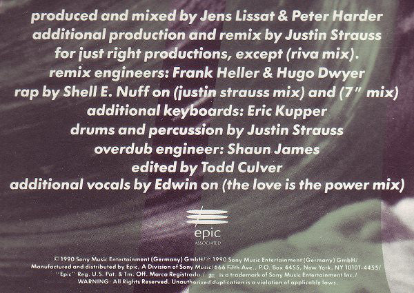 Off-Shore : I Can't Take The Power (12")