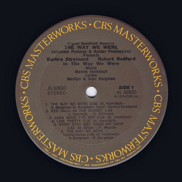 Marvin Hamlisch : The Way We Were (Original Soundtrack Recording) (LP, Album, RE)