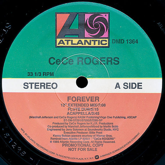 Ce Ce Rogers : Forever (12", Promo)