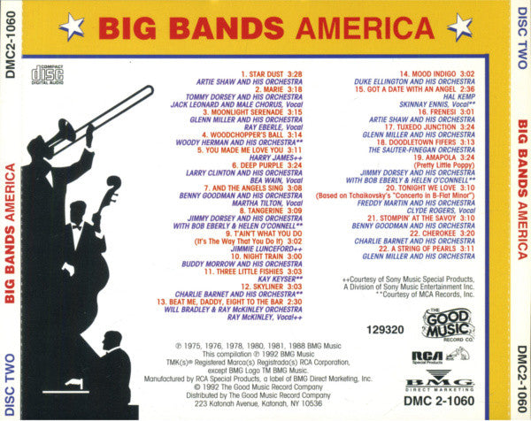Various : Big Bands America (2xCD, Comp)